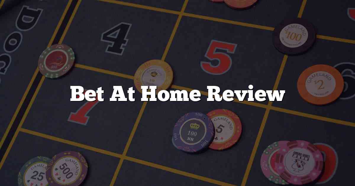 Bet At Home Review