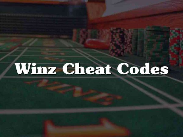 Winz Cheat Codes